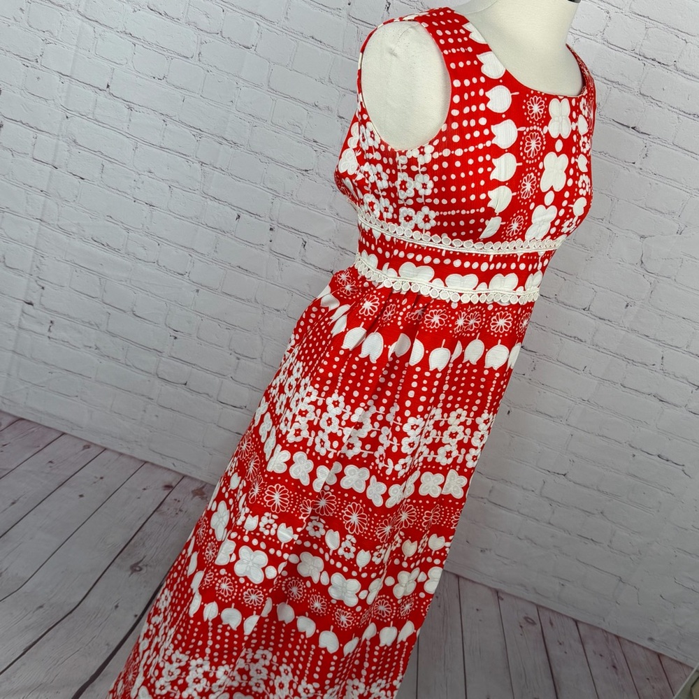 Alex Coleman 70s Vintage Maxi Dress (NO SIZE) Whimsical, Twee, Mod, Cottage - Picture 6 of 16